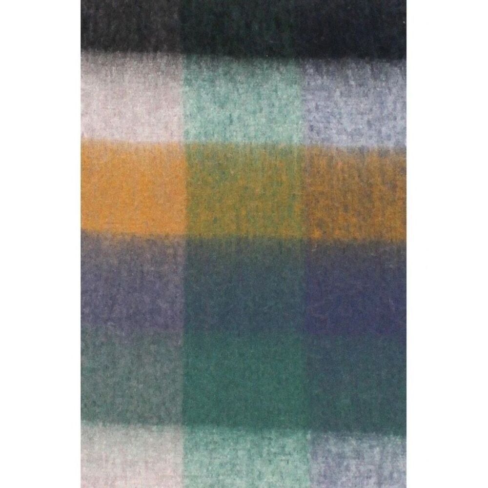 Mint green multi oversized scarf